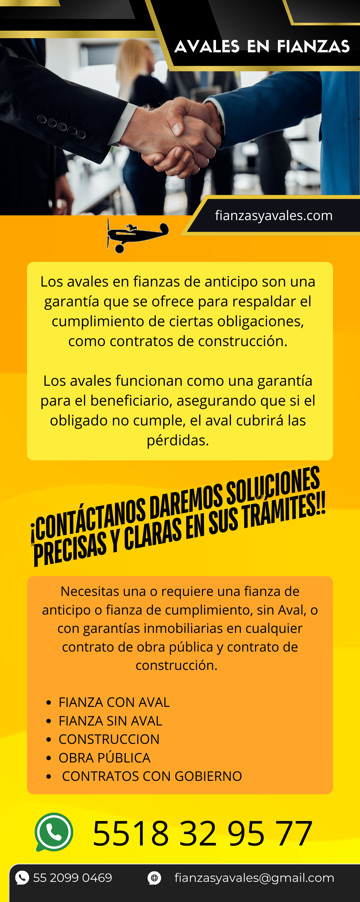 Avales en fianzas