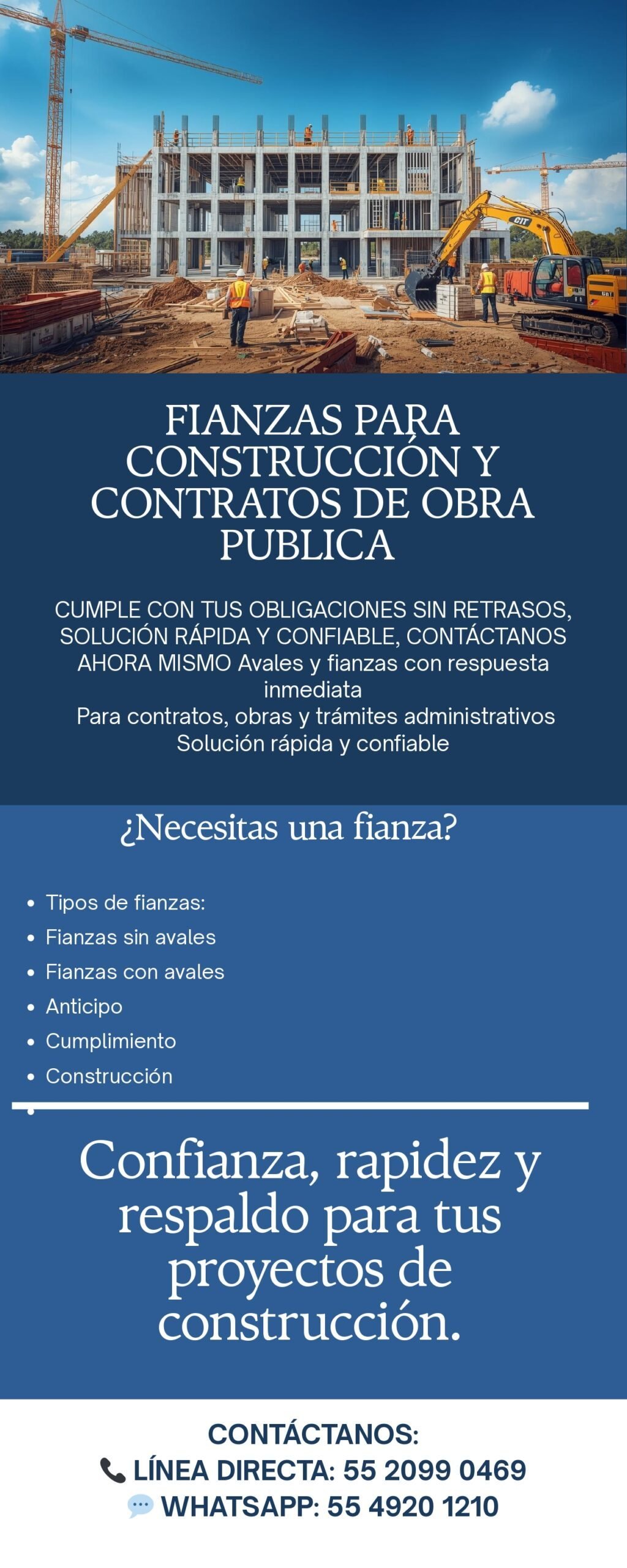 Fianzas de Construcción, Fianzas Administrativas 1 Fianzas de Construcción, Fianzas Administrativas 1